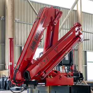 Grue pliante de 3,2 tonnes montée sur camion pour la logistique d'entrepôt, grue hydraulique à flèche articulée, capacité de levage de 3200 kg - Product Image 2