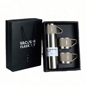 Thermos en acier inoxydable de haute qualité 500 ml 750 ml, gobelet à café, bouteille d'eau, ensemble cadeau - Product Image 5