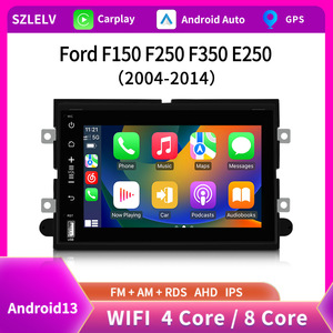 วิทยุติดรถยนต์ F150/F250/F350/E250 ออลอินวัน 2Din ระบบแอนดรอยด์ 13 พร้อมระบบนำทาง ติดตั้งบนแผงหน้าปัด รองรับ USB Carplay รับประกัน 2 ปี หน่วยความจำ 4/8GB รุ่น Q8 - Product Image 2