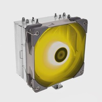 Refroidisseur d'air pour processeur Thermalright AS120 RGB, 4 caloducs de 6 mm, ventilateur RGB PWM de 120 mm, compatible LGA1700 LGA1851 AM4 AM5, vente en gros