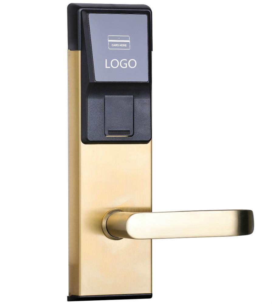 Гостиничная ключ RFID M1 карты дверные замки цифровой умный дверной замок на небольших расстояниях, радиочастотная карта система замка гостиницы