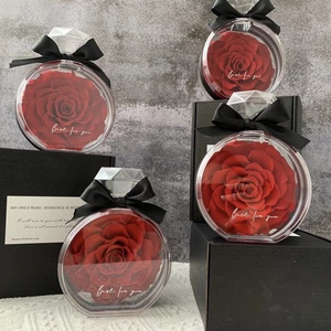 Lovebay Vente en gros <span class=keywords><strong>de</strong></span> fleurs préservées Cadeau pour la fête des mères pour femmes Rose éternelle réelle à longue durée <span class=keywords><strong>de</strong></span> vie Bouteille <span class=keywords><strong>de</strong></span> parfum en acrylique Roses préservées - Product Image 4