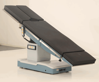 Table d'opération électrique de luxe MT Medical à double commande en fibre de carbone, compatible C-arm, avec réinitialisation à un clic et frein électrique