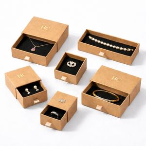 Modern Jewelry Set Box Luxury Drawer Jewelry Gift Packaging Box Velvet Insert Embossing Custom Logo Factory Wholesale Price - Product Image 2