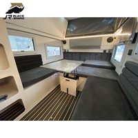 Caravane légère en aluminium de luxe fabrication de dessus de camion de camping remorque légère de camping