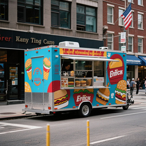 Carrito de Hot Dogs 2025, Quiosco de Helados, Remolque, Cafetería, Camión de Comida con Cocina Completa - Product Image 3