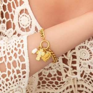 Zoryn Wholesale Light Luxury Design Stainless Steel DIY Bracelet for Women Trendy Pendant Necklace with <b>Charm</b> Bracelets - Product Image 6