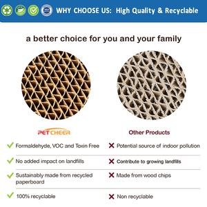 Pet-Cheer cá voi xanh hình cây mèo cổ điển chủ đề đại dương hiện đại bền sinh thái thân thiện Giấy gợn sóng thiết kế dễ thương sử dụng trong nhà cho - Product Image 5