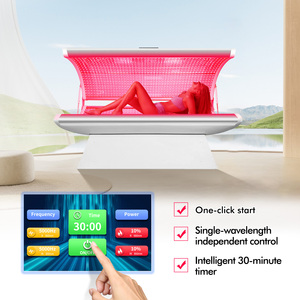 Cama <span class=keywords><strong>de</strong></span> Terapia <span class=keywords><strong>de</strong></span> Luz Roja NIR Suyzeko Med Spa con Luz LED <span class=keywords><strong>de</strong></span> 635nm 810nm 880nm para Recuperación Deportiva, Espalda, Articulaciones, Rostro y Cuello - Product Image 4