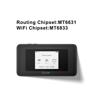 <span class=keywords><strong>Routeur</strong></span> <span class=keywords><strong>WiFi</strong></span> portable Karbor 5G LTE Hotspot sans fil Cat12 2.4G 5G avec emplacement pour carte SIM et eSIM - Product Image 2