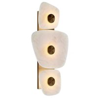 Applique murale en albâtre personnalisée, lampe murale LED moderne pour hôtel, décoration intérieure pour chambre à coucher, luminaire mural de luxe