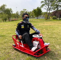 Kart à pédales électrique commercial de gros de haute qualité pour enfants et adultes, ensemble complet pour l'extérieur