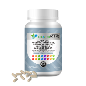 OEM アルファ GPC & ホスファチジルセリン ブレインカプセル |   60カプセル入り脳機能改善サプリメント - Product Image 4