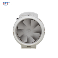 Extracteur d'air de ventilation à flux mixte super silencieux Ventilateur de conduit en ligne d'échappement anti-retour