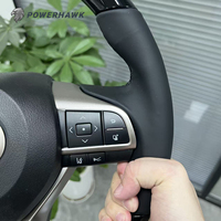 Volant en cuir perforé en fibre de carbone de haute qualité pour Lexus IS ES GS LS RX NX RC GX LX UX LC F GS350 LS460 ES350 GS300