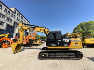 เครื่องขุด Cat320d ตีนตะขาบมือสอง20ตันเครื่องยนต์หลักน้ำหนักปฏิบัติการ - Product Image 2