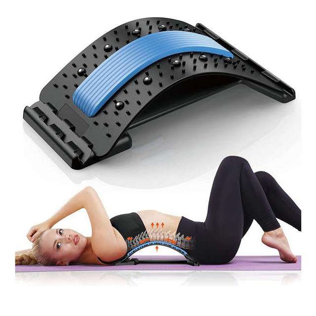 88 Points Magnetic Bead Massage Back Lying Board Backbone Massage Product Portable Lumbar Traction Device