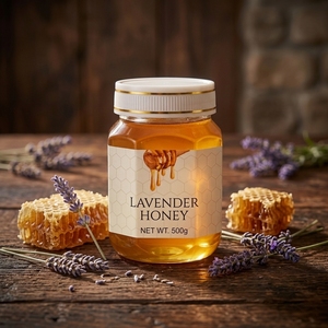 <span class=keywords><strong>Miel</strong></span> de lavande de qualité supérieure, pur et naturel, bouteille de <span class=keywords><strong>500g</strong></span>, personnalisable - Product Image 2