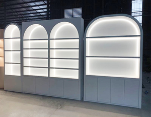 Tùy chỉnh chăm sóc da Rack hiển thị mỹ phẩm Tủ Beauty Salon hiển thị đứng mỹ phẩm hiển thị tủ - Product Image 4