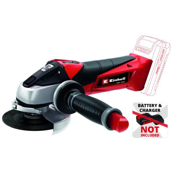 EINHELL - 4431110 TE-AG 18/115 Li-Solo - 18V Cordless Angle Grinder (without battery) GRINDERS AND HONING MACHINES