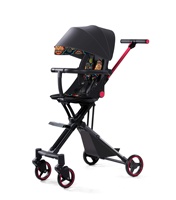 Poussette bébé légère Purorigin en PU, cadre en alliage d'aluminium, pliage automatique, système de voyage compact, poussette de jogging, capacité maximale 50 kg