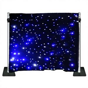 ฉากหลังงานแต่งงานแบบเช่า ทำจากท่ออลูมิเนียมโค้งคุณภาพสูง พร้อมโลโก้สีตามสั่ง สำหรับตกแต่งเพดาน - Product Image 1