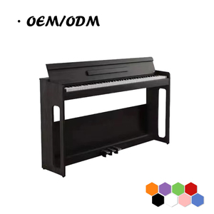 Piano numérique Aierke P965 88 touches avec clavier acoustique, triple pédale, haut-parleurs verticaux personnalisés et design en plastique - Product Image 1