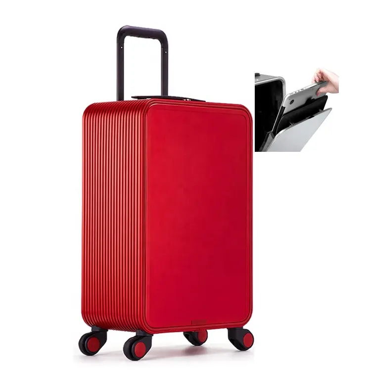 2019 Full Aluminium Traveling Trolley Suitcases Bags Travel One Luggage For Best Sale