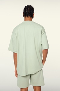 T-shirt da <span class=keywords><strong>uomo</strong></span> di alta gamma, di marca, alla moda, estiva, in cotone romano 230g, 100% cotone, a maniche corte/mezze maniche - Product Image 2