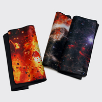 Grand tapis de souris de jeu personnalisé avec base en caoutchouc antidérapante, design topographique noir pour la maison et le bureau
