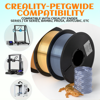Filament d'impression 3D LZK PETG 1,75 mm 240C, vente chaude, matériau pour imprimante 3D FDM, rouleau de 1 kg, CN GUA