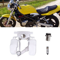Kit de réparation de carburateur de moto avec flotteur de réservoir d'huile et valve à aiguille pour 250-400CC GSF250-400 GJ77A GK75A 7AA