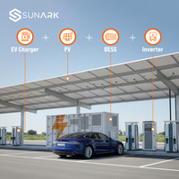 Conteneur BESS solaire intelligent tout-en-un 500 kW 1 MWh avec solution de recharge EV intégrée pour stations de véhicules électriques intelligentes