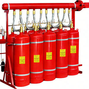 نظام إطفاء حريق أوتوماتيكي أحمر HFC-227ea/FM200 صديق للبيئة ونظيف للمكتبات وغرف الكمبيوتر ذات الغمر الكامل - Product Image 3