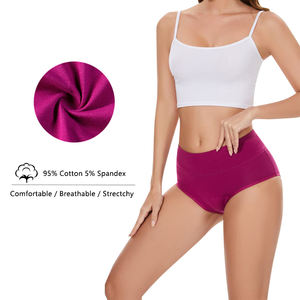 Wieder verwendbare Menstruation unterwäsche Höschen Auslaufs ichere Frauen Unterwäsche mit hoher Taille - Product Image 4