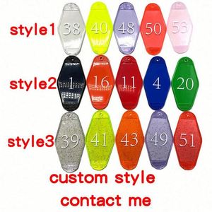 Blank Motel UV Printing <b>Plastic</b> Hot Stamp <b>Key</b> Chains Glitter Acrylic Motel Keychain Custom Design Keyring Hotel Keychains - Product Image 5