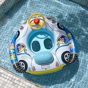 TANYOZHE Bouée <span class=keywords><strong>de</strong></span> natation gonflable pour bébé, 60x45cm, design <span class=keywords><strong>de</strong></span> voiture <span class=keywords><strong>de</strong></span> dessin animé, flotteur <span class=keywords><strong>de</strong></span> piscine pour enfants - Product Image 1