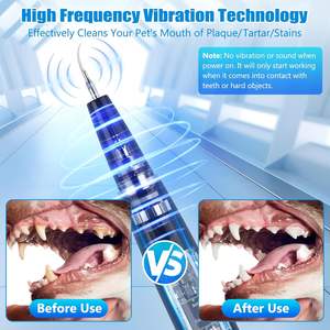 Eliminador de placa con luz LED Kit de <span class=keywords><strong>limpieza</strong></span> de dientes 5 modos para <span class=keywords><strong>perros</strong></span> y gatos Eliminador de sarro de <span class=keywords><strong>perros</strong></span> para dientes - Product Image 3
