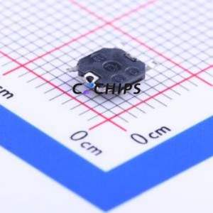 SKQGAKE010 Tactile Switch SMD-4P,5.2x5.2mm Switch Single Pole Single Throw Round Button Vertical Mount 5.2mm - Product Image 2