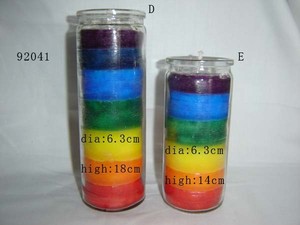 <span class=keywords><strong>Bougies</strong></span> divinatoires en verre, 7 couleurs, non parfumées, 50 pièces, prière fantastique, <span class=keywords><strong>bougies</strong></span> faites à la main - Product Image 4
