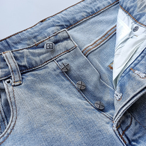 Pantalones Vaqueros de Diseñador de Alta Calidad, Marca Ksubiess, Estilo Vintage, Hip Hop, Ripped, Y2K, Streetwear, Slim Fit - Product Image 2