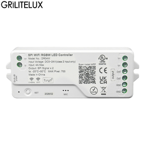 Controlador LED Inteligente WiFi Bluetooth SPI Tuya para Múltiples Tiras con Control Remoto por Aplicación para Tiras de Luz LED - Product Image 2