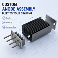 Anode en titane DSA personnalisée avec revêtement MMO, fournie par l'usine pour les systèmes d'électrodéposition et de raffinage