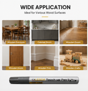 Revêtement pour bois à base d'eau <span class=keywords><strong>de</strong></span> qualité supérieure pour retouche <span class=keywords><strong>de</strong></span> meubles |   Finition écologique, à séchage rapide et durable pour surfaces en bois - Product Image 3