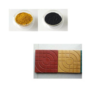 Couleur différente pigment d'oxyde de fer rouge pour la peinture ciment béton brique