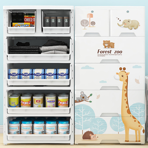 Armadio in Plastica Haogle per Arredamento Domestico, Mobile Contenitore Extra Large per Soggiorno e Cameretta - Product Image 5