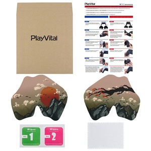 PlayVital View of Rising Sun - Almohadillas de Goma Suave Texturizadas Profesionales Antideslizantes y Absorbentes de Sudor para el Control de PS5 - Product Image 2