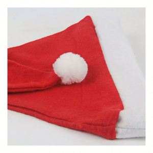 Chapeaux de Noël personnalisés avec logo, chapeaux de Père Noël épais en peluche douce pour adultes et enfants, promotionnels - Product Image 5