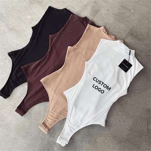 Nouveauté 2026 Femme Combinaison Lingerie Sexy à Col Roulé Une Pièce Marque Privée - Product Image 1