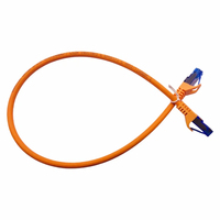 Cable de Red Cat6a U/UTP 24AWG con Cubierta LSZH para Interiores, Suministro Directo del Fabricante, Cables de Comunicación Ethernet
